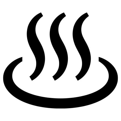 温泉マークのピクトグラム、アイコン、イラストの無料（フリー）素材（SVG/JPG/PNG）