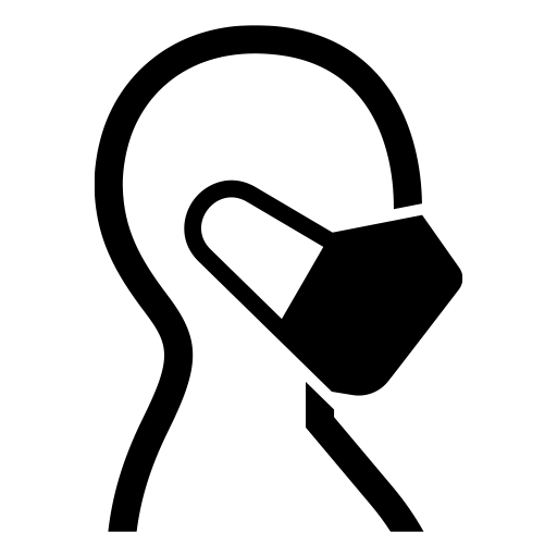 マスク着用方法のピクトグラム、アイコン、イラストの無料（フリー）素材（SVG/JPG/PNG）