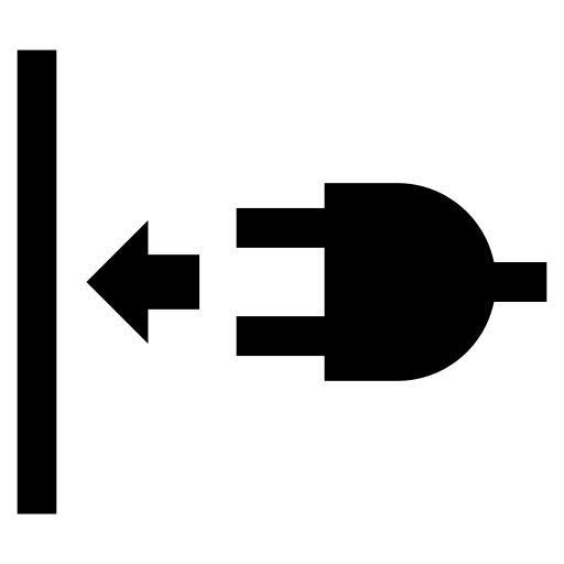 プラグ挿入のピクトグラム、アイコン、イラストの無料（フリー）素材（SVG/JPG/PNG）