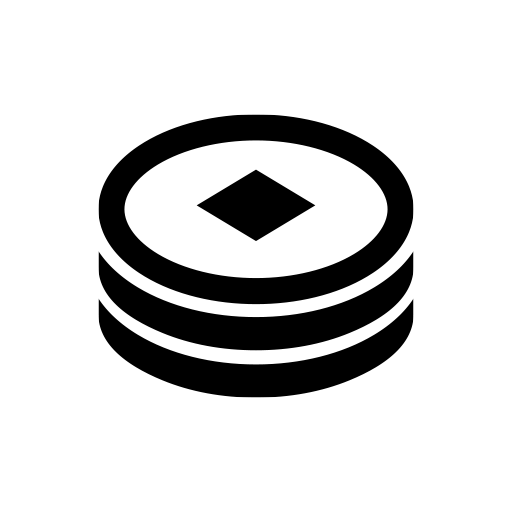 寛永通宝のピクトグラム、アイコン、イラストの無料（フリー）素材（SVG/JPG/PNG）