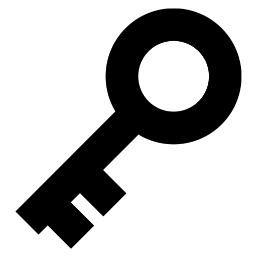 鍵のピクトグラム、アイコン、イラストの無料（フリー）素材（SVG/JPG/PNG）