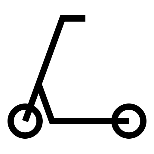 キックボードのピクトグラム、アイコン、イラストの無料（フリー）素材（SVG/JPG/PNG）