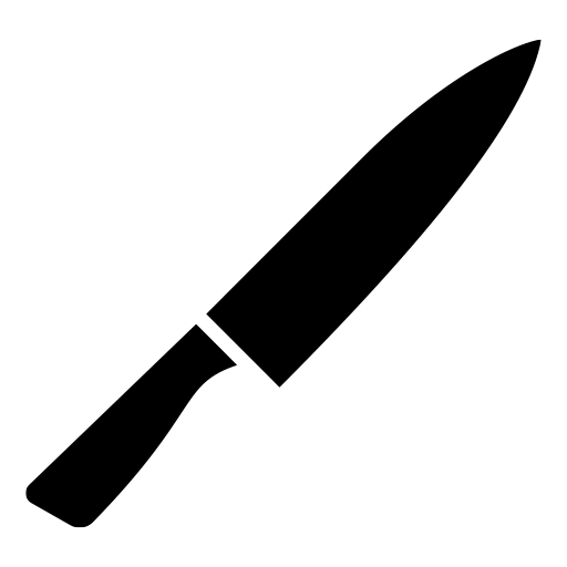 包丁のピクトグラム、アイコン、イラストの無料（フリー）素材（SVG/JPG/PNG）