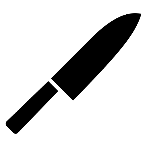 包丁のピクトグラム、アイコン、イラストの無料（フリー）素材（SVG/JPG/PNG）