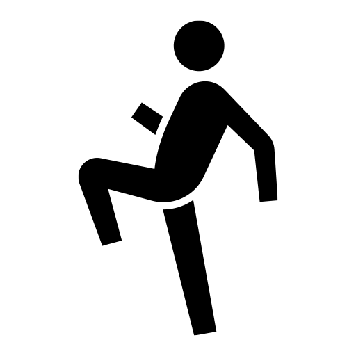 膝蹴りのピクトグラム、アイコン、イラストの無料（フリー）素材（SVG/JPG/PNG）