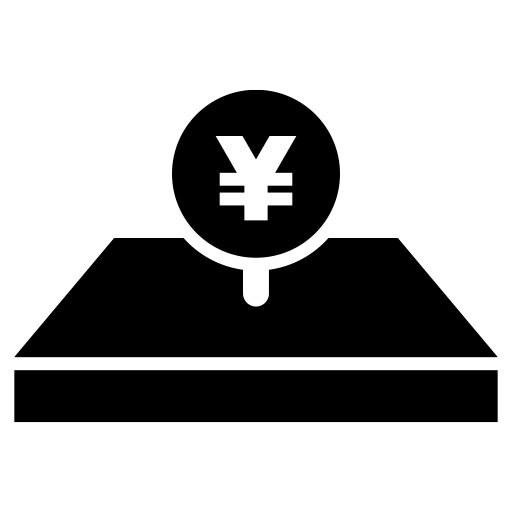 地価のピクトグラム、アイコン、イラストの無料（フリー）素材（SVG/JPG/PNG）