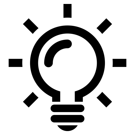 点灯のピクトグラム、アイコン、イラストの無料（フリー）素材（SVG/JPG/PNG）