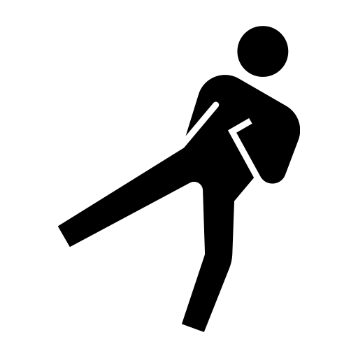 ローキックのピクトグラム、アイコン、イラストの無料（フリー）素材（SVG/JPG/PNG）