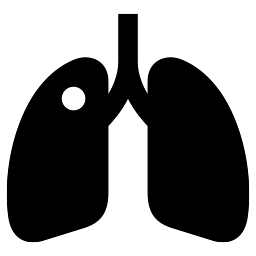 肺癌のピクトグラム、アイコン、イラストの無料（フリー）素材（SVG/JPG/PNG）