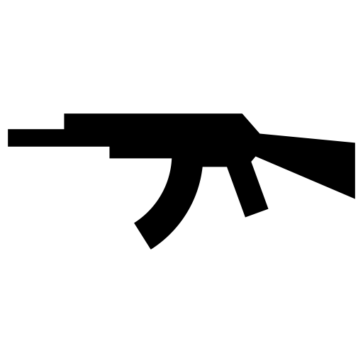 マシンガンのピクトグラム、アイコン、イラストの無料（フリー）素材（SVG/JPG/PNG）