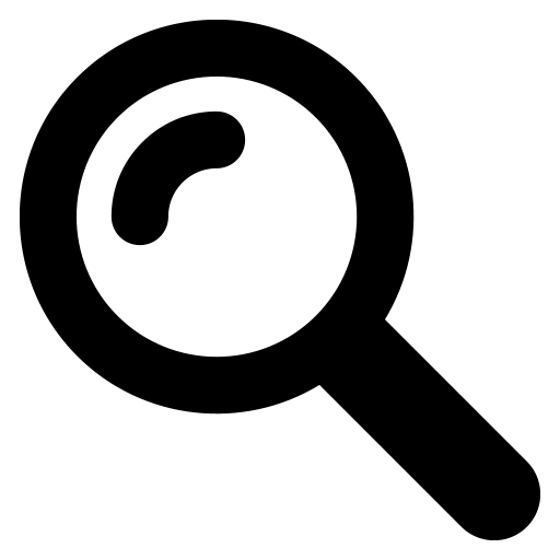 虫眼鏡のピクトグラム、アイコン、イラストの無料（フリー）素材（SVG/JPG/PNG）