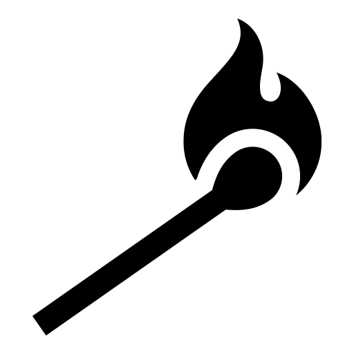 マッチのピクトグラム、アイコン、イラストの無料（フリー）素材（SVG/JPG/PNG）