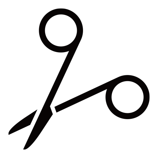 剪刀のピクトグラム、アイコン、イラストの無料（フリー）素材（SVG/JPG/PNG）
