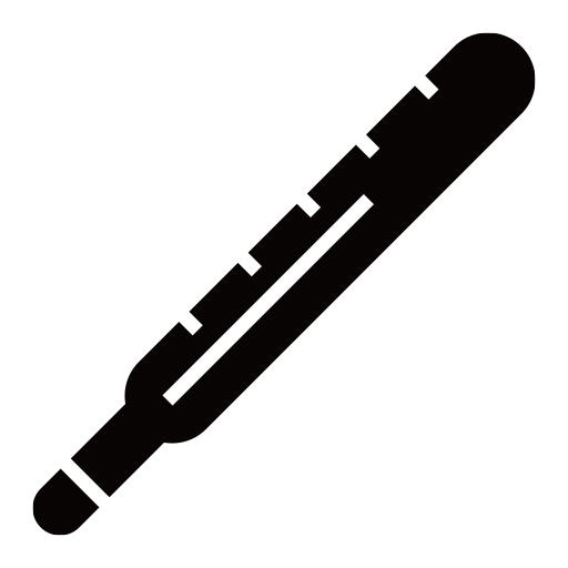 水銀体温計のピクトグラム、アイコン、イラストの無料（フリー）素材（SVG/JPG/PNG）