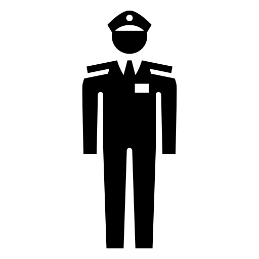 将校のピクトグラム、アイコン、イラストの無料（フリー）素材（SVG/JPG/PNG）