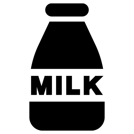 牛乳のピクトグラム、アイコン、イラストの無料（フリー）素材（SVG/JPG/PNG）