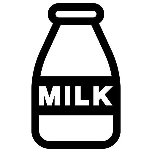 牛乳のピクトグラム、アイコン、イラストの無料（フリー）素材（SVG/JPG/PNG）