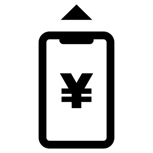 モバイル決済のピクトグラム、アイコン、イラストの無料（フリー）素材（SVG/JPG/PNG）