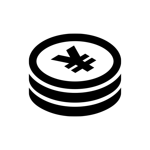 お金のピクトグラム、アイコン、イラストの無料（フリー）素材（SVG/JPG/PNG）