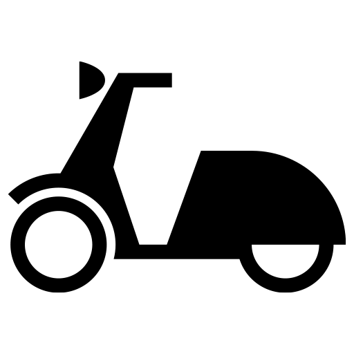スクーターのピクトグラム、アイコン、イラストの無料（フリー）素材（SVG/JPG/PNG）