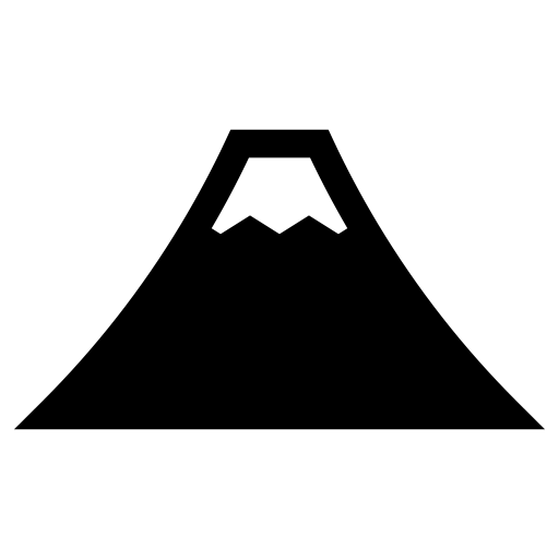 富士山のピクトグラム、アイコン、イラストの無料（フリー）素材（SVG/JPG/PNG）