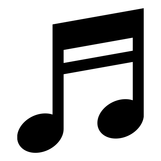 音符のピクトグラム、アイコン、イラストの無料（フリー）素材（SVG/JPG/PNG）