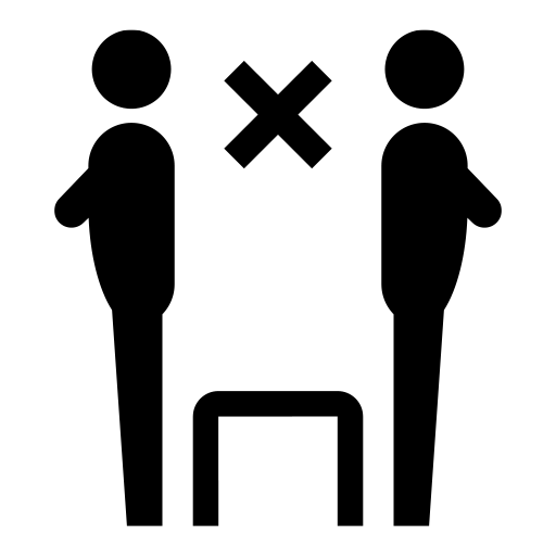 商談決裂のピクトグラム、アイコン、イラストの無料（フリー）素材（SVG/JPG/PNG）