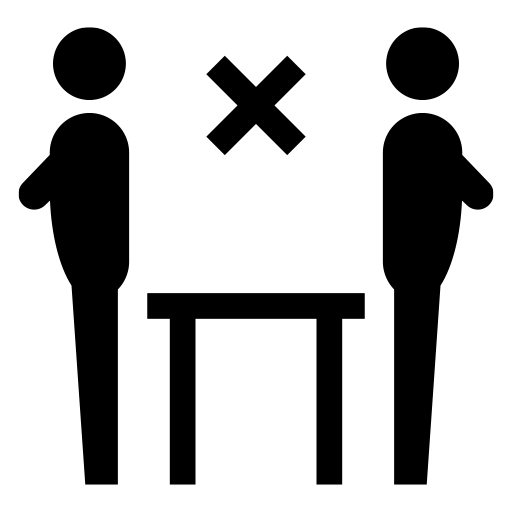 商談決裂のピクトグラム、アイコン、イラストの無料（フリー）素材（SVG/JPG/PNG）