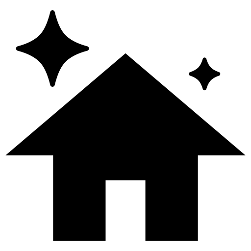 新築の家のピクトグラム、アイコン、イラストの無料（フリー）素材（SVG/JPG/PNG）