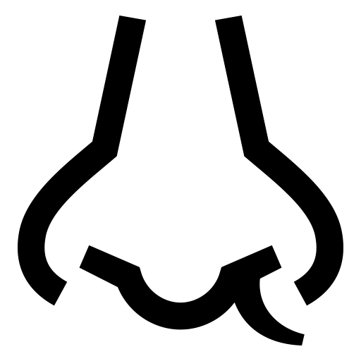 鼻毛のピクトグラム、アイコン、イラストの無料（フリー）素材（SVG/JPG/PNG）