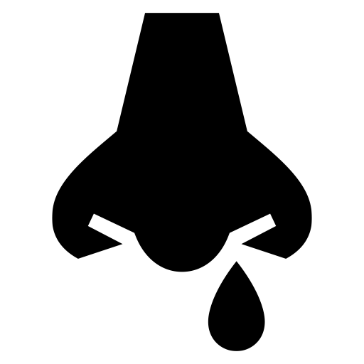 鼻血のピクトグラム、アイコン、イラストの無料（フリー）素材（SVG/JPG/PNG）