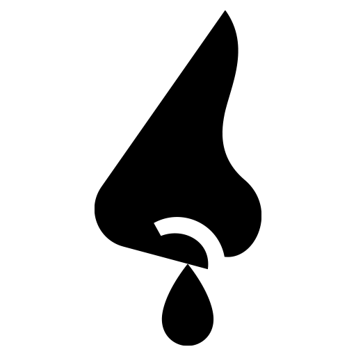 鼻血のピクトグラム、アイコン、イラストの無料（フリー）素材（SVG/JPG/PNG）