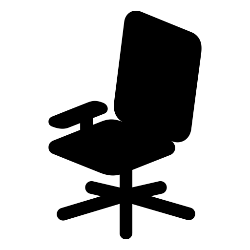 オフィスチェアのピクトグラム、アイコン、イラストの無料（フリー）素材（SVG/JPG/PNG）