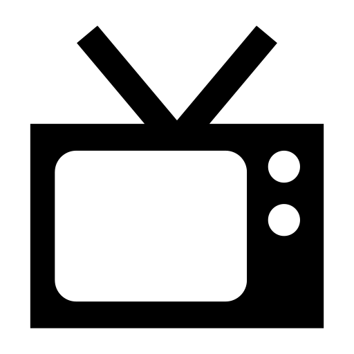 古いテレビのピクトグラム、アイコン、イラストの無料（フリー）素材（SVG/JPG/PNG）