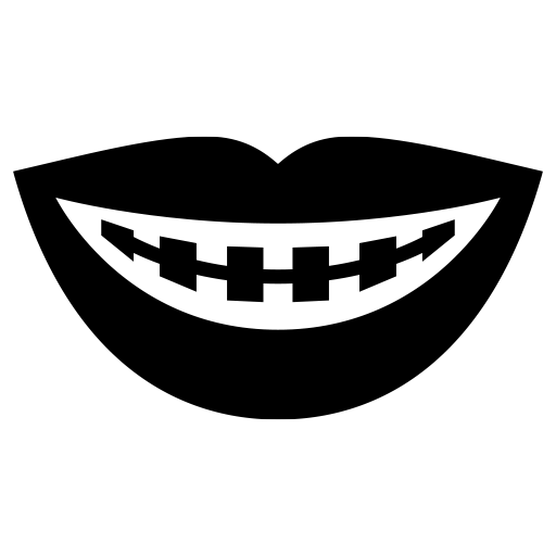 歯科矯正のピクトグラム、アイコン、イラストの無料（フリー）素材（SVG/JPG/PNG）