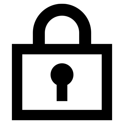 南京錠のピクトグラム、アイコン、イラストの無料（フリー）素材（SVG/JPG/PNG）