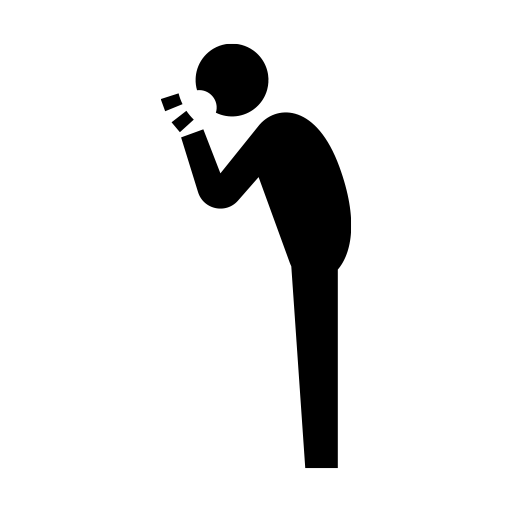 咳をしている人のピクトグラム、アイコン、イラストの無料（フリー）素材（SVG/JPG/PNG）