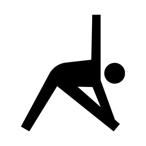 ヨガをしている人のピクトグラム、アイコン、イラストの無料（フリー）素材（SVG/JPG/PNG）