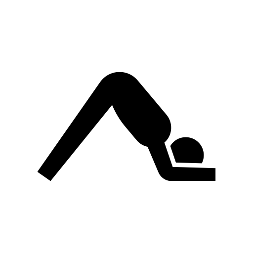 ヨガをしている人のピクトグラム、アイコン、イラストの無料（フリー）素材（SVG/JPG/PNG）