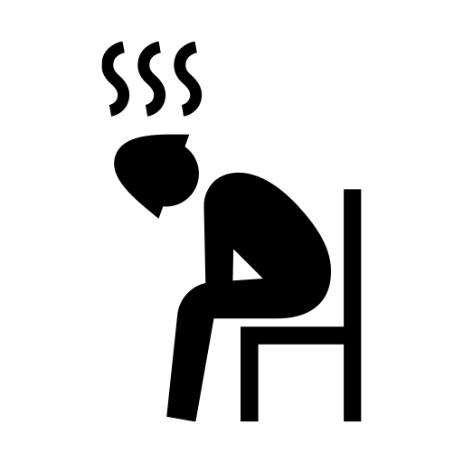 サウナでのぼせてしまった人のピクトグラム、アイコン、イラストの無料（フリー）素材（SVG/JPG/PNG）