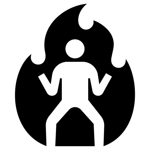 やる気に満ちている人のピクトグラム、アイコン、イラストの無料（フリー）素材（SVG/JPG/PNG）