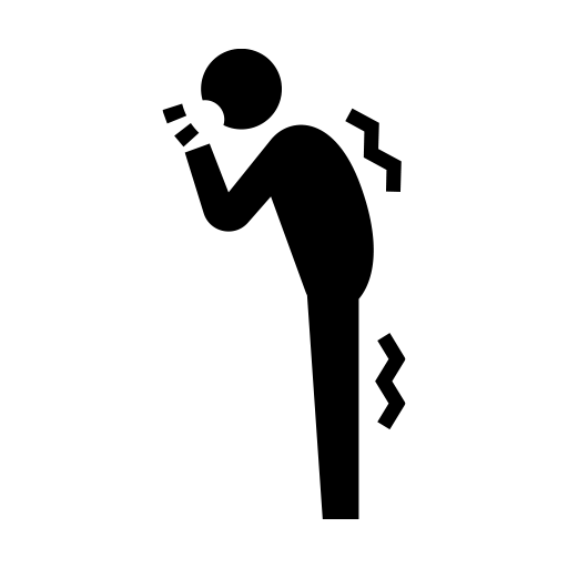 風邪をひいている人のピクトグラム、アイコン、イラストの無料（フリー）素材（SVG/JPG/PNG）