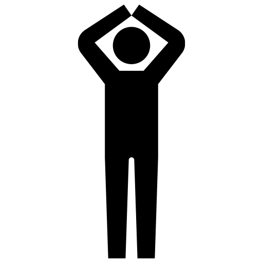 手で丸を作る人のピクトグラム、アイコン、イラストの無料（フリー）素材（SVG/JPG/PNG）