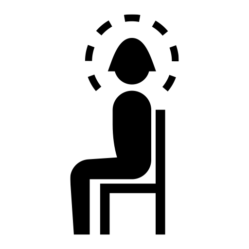 椅子でととのっている人のピクトグラム、アイコン、イラストの無料（フリー）素材（SVG/JPG/PNG）