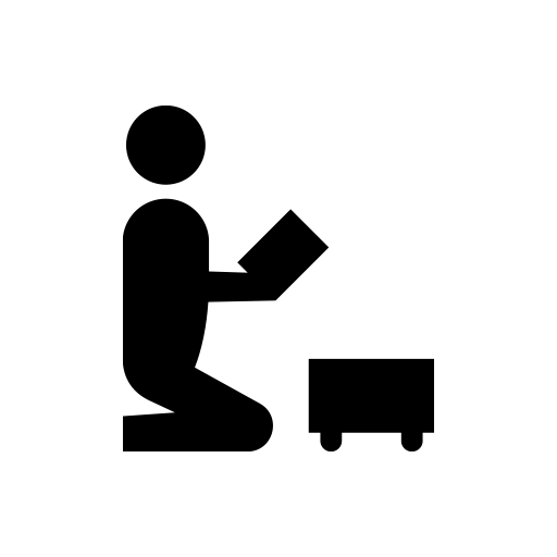 将棋の勉強をしている人のピクトグラム、アイコン、イラストの無料（フリー）素材（SVG/JPG/PNG）