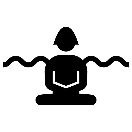 水風呂に入っている人のピクトグラム、アイコン、イラストの無料（フリー）素材（SVG/JPG/PNG）