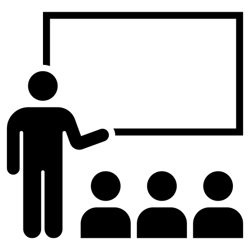 授業をしている人のピクトグラム、アイコン、イラストの無料（フリー）素材（SVG/JPG/PNG）
