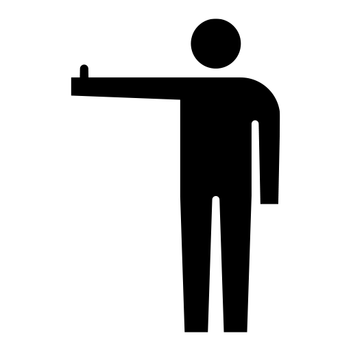 親指を上げる人のピクトグラム、アイコン、イラストの無料（フリー）素材（SVG/JPG/PNG）