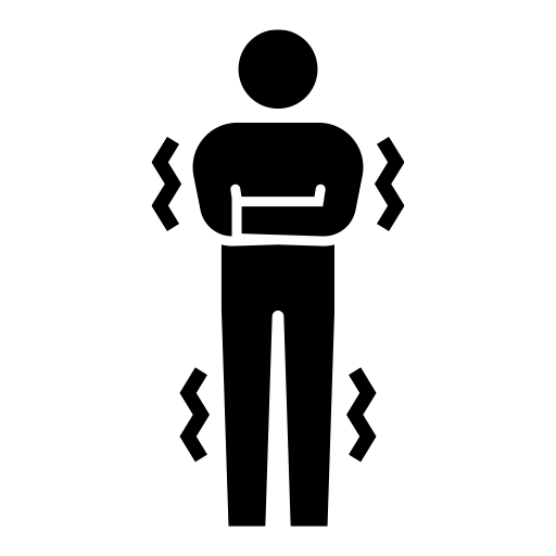 震えている人のピクトグラム、アイコン、イラストの無料（フリー）素材（SVG/JPG/PNG）