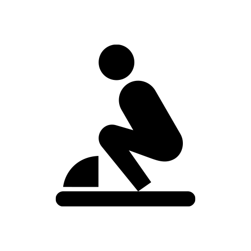 和式トイレを使う人のピクトグラム、アイコン、イラストの無料（フリー）素材（SVG/JPG/PNG）